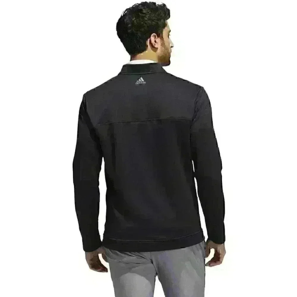 NEW! Adidas Men's 2XL Golf Club Quarter-Zip Sweatshirt In Ash Blue - Picture 2 of 3